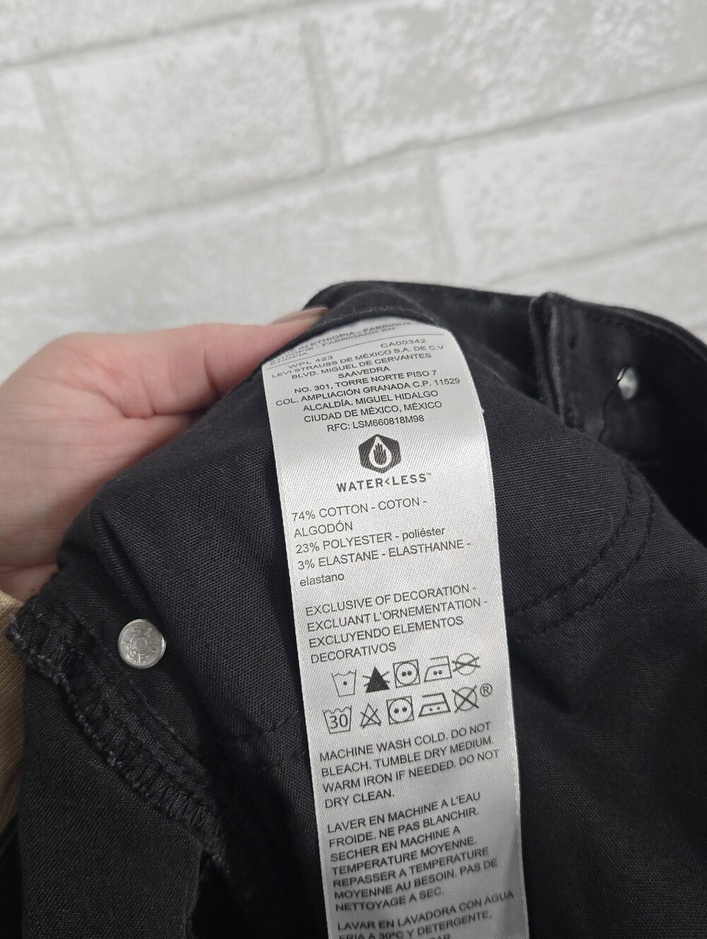 Denizen from Levi's high rise skinny jeans - Picture 15 of 16